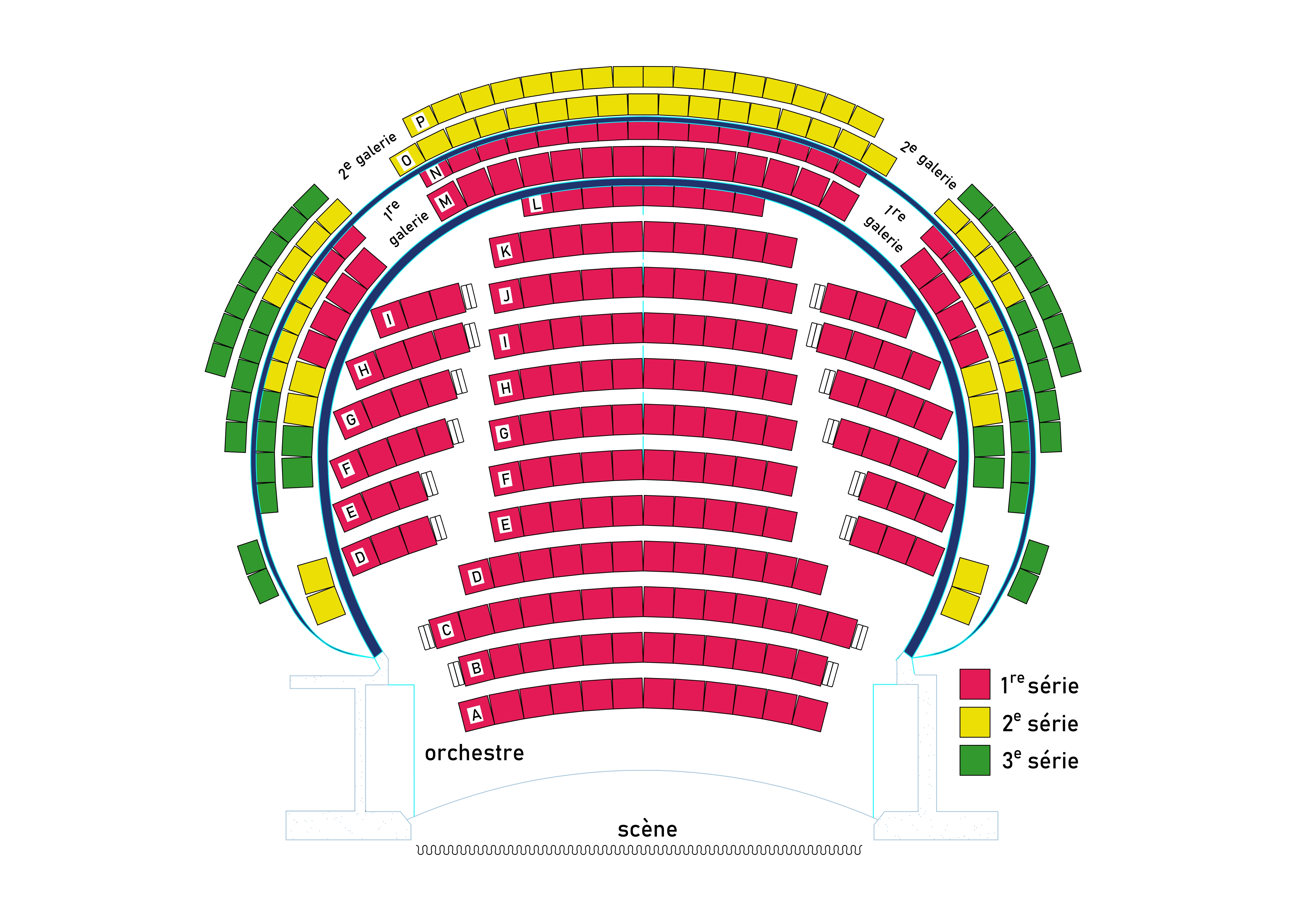 Plan de salle - théâtre de beaune